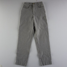 Damen Hose von Mergler Größe 38 Karriert grau