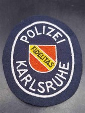 Police RFA insigne de manche patch insigne en tissu uniforme police Karlsruhe