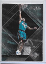 1999-00 Upper Deck Black Diamond Basketball Jerry Stackhouse Card # 24 Pistons
