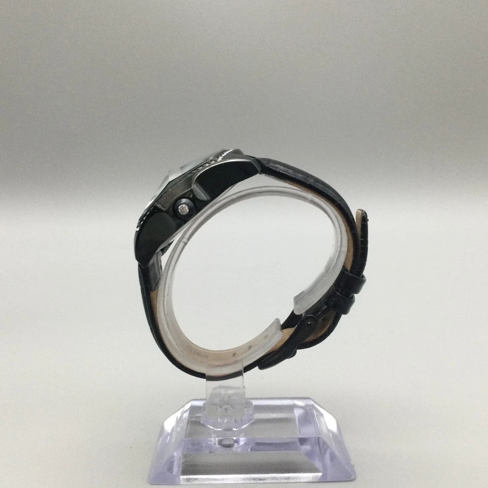 Reloj Chronotech Prisma Mujer 36mm Tono Plateado Rivoli Cristal Pavimentado Batería Nueva Foto 3 de 4