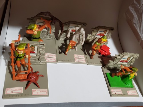 Legend Of Zelda Trophy Figure Set Of 5 Complete Hasbro World Of Nintendo 1988