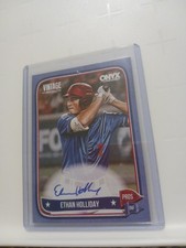 2024 Rockies Ethan Holiday Onyx Vintage Auto Card #03/25
