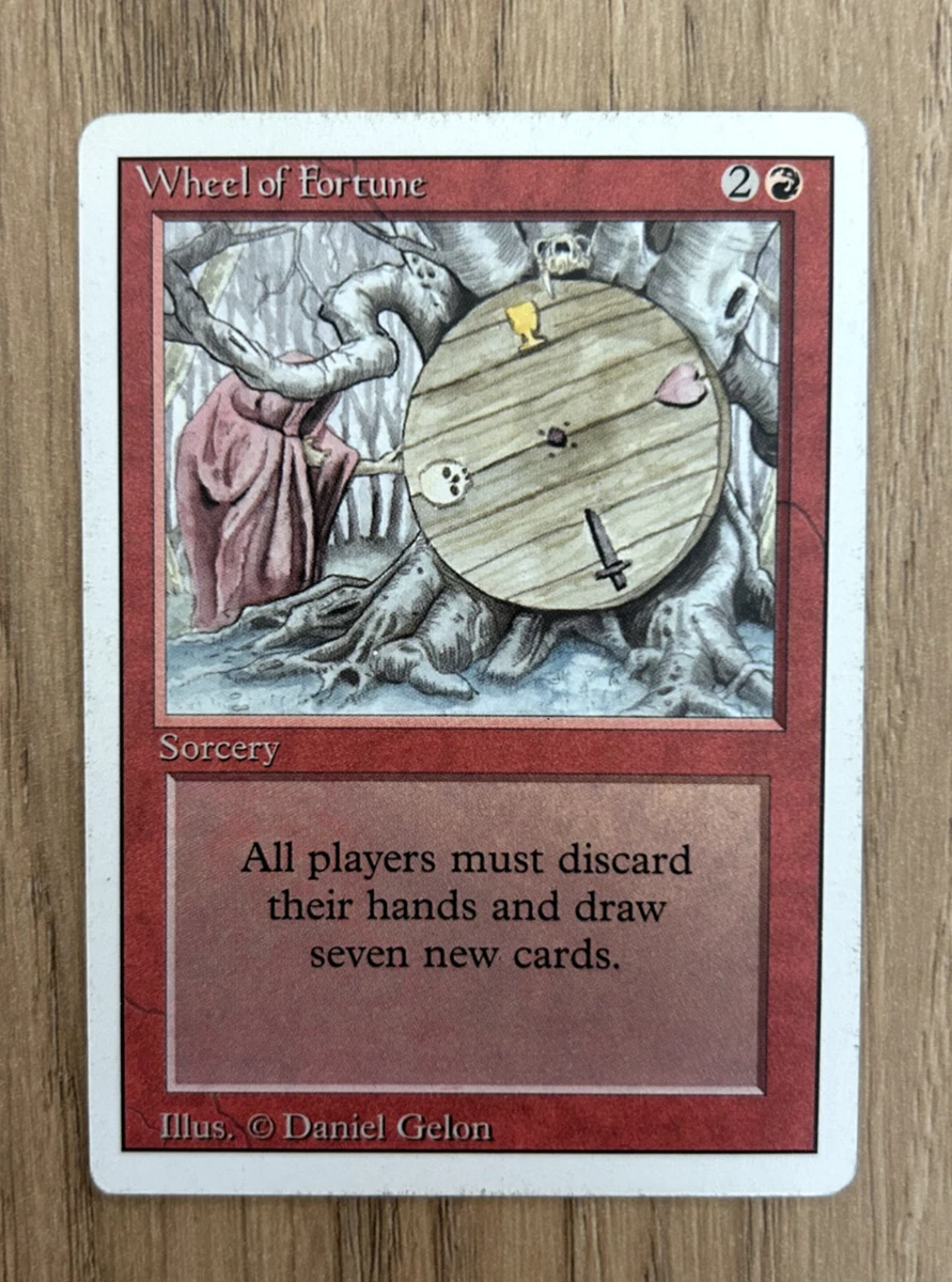 Wheel Of Fortune In Individual Magic: The Gathering Cards for sale