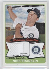 2014 Topps Heritage Clubhouse Collection Relics Nick Franklin #CCR-NFR 0f4