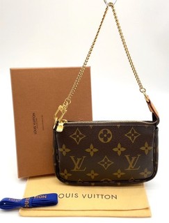Auténtico bolso Louis Vuitton monograma mini cartera accesorios M58009 caja NS051860
