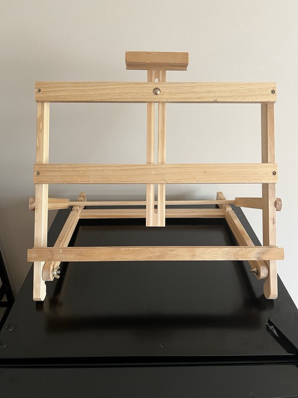 Tabletop Easel Wooden Adjustable Collapsible Lightweight 16” Wide