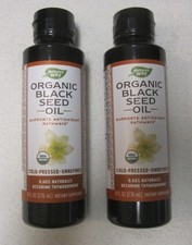 2 ct Nature's Way Organic Black Seed Oil Cold-Pressed Unrefined BB 2026