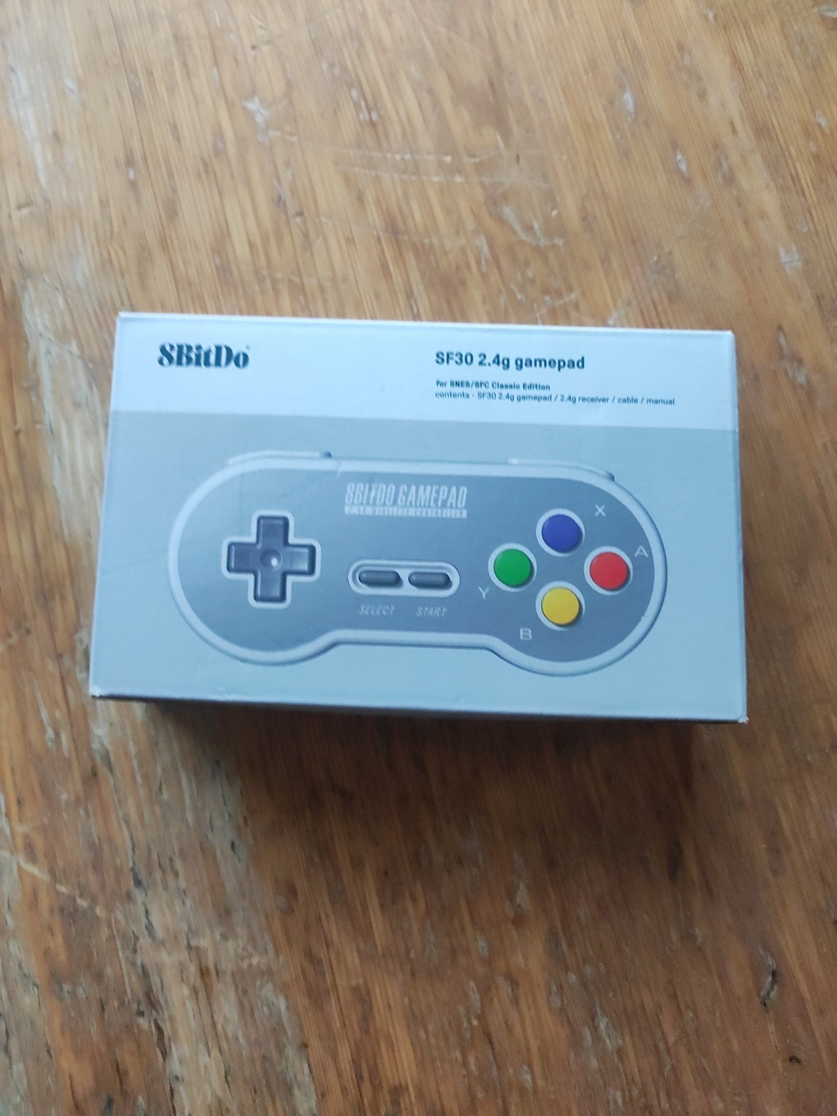 Manette 8BITDO SF30 2.4G Super Nintendo / Super Famicom Classic 