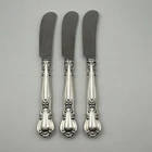 Gorham Chantilly 3 Vintage Sterling Silver Butter Knives Spreaders