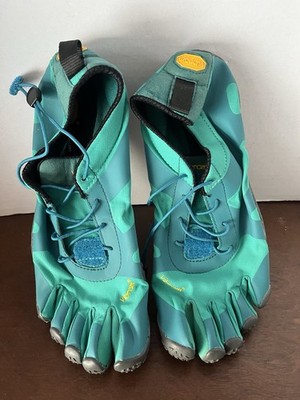 Women's Vibram FiveFingers V-Alpha Shoes Size 41 US 9-9.5  Blue teal Used