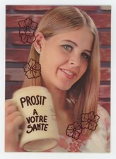 Wonder Co. Winking Blinking Girl Motion Lenticular 3-D Postcard L-169 New