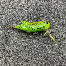 Rebel Crickhopper Vintage Ultralight Crankbait F73 1.5" Green Grasshopper F7397