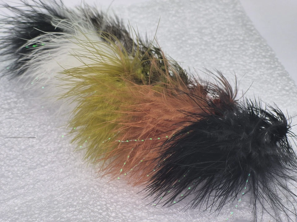 Grizzly Woolly Buggers River Stillwater Fliegenfischen Forelle Hecht Streamer... - Bild 3 von 4