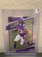 2021 Panini Clearly Donruss Red /49- Dalvin Cook - Minnesota Vikings #32