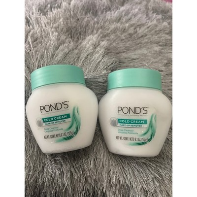 Ponds Cold Cream Makeup Remover Deep Cleanser 6.1 oz 2 Pack Set