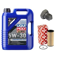 MotoröL Filter Set 5W-30 5 Liter + ÖLablassschraube FüR Ford Seat VW Polo Caddy