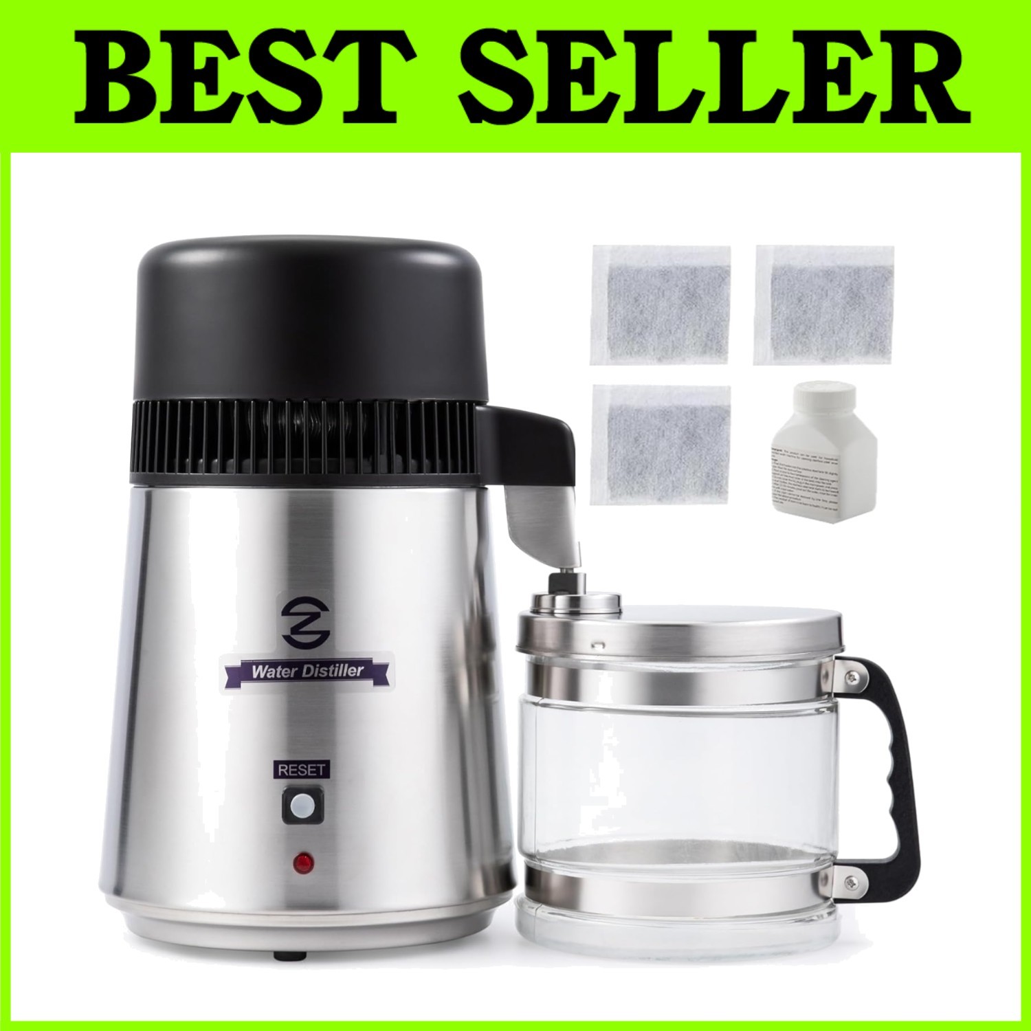Stainless Steel Distiller - Fast Heat Dissipation``