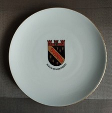 KPM Berlin Wappenteller, ' Berlin - Reinickendorf ', 1. Wahl, D = 25 cm