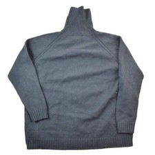 Vintage 1990s Casual Corner 50 Merino Wool Knit Turtleneck Sweater Men's Large
