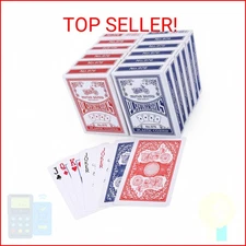 LotFancy Playing Cards, 12 Pack, Decks of Cards Bulk, Poker Size, Standard Index