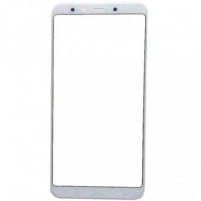 FRONT GLASS FOR XIAOMI MI A2, MI 6X, EXTERIOR SCREEN, WHITE COLOR