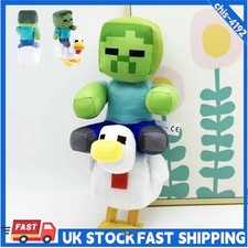 Jay Franco Minecraft Plush Pillow Buddy Plushie Stuffed Pillow Chicken Jockey🧡