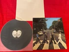 First UK press The Beatles Abbey Road misaligned Apple logo -2 -1 VG/VG PCS 7088