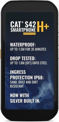 Caterpillar CAT S42 - 32GB - Black (GSM Unlocked) Rugged Smartphone 90%+ BH