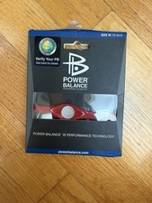 Power Balance Red Wristband Size M 19.0 cm   Original Packaging