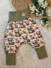 ♥ Baby Pumphose ♥ Gr. 62 - 68 NEU Handmade *Kleiner Leopard*
