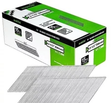 2 Boxes - 15 Gauge 34 Degree  2 1/2"  Smooth Shank Angled Finish Nails  (GSHF2)