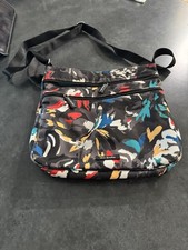Vera Bradley Triple Zip Hipster Crossbody Purse In Splash Floral Adjustable Bag