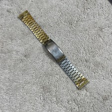 Seiko Watch Band Clasp Bracelet Band Stainless Steel Silver Tone 0439