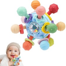Baby Teething Toys, Baby Teethers Montessori Sensory Toys for 0-6 6-12 Months, G