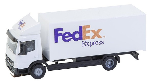 Faller Car System 161592 - H0 Lkw Mb Atego 04 Fedex (Herpa) - Neu-image