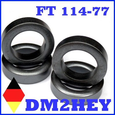 Echte Amidon FT 114-77 Ringkern für Balun UnUn Mantelwellensperre Ferrit EFI RFI