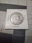 1949 S Franklin Silver Half Dollar Circulated Coin 90 % silver