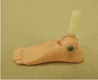 Vintage 1970 Hasbro GI Joe Adventure Team AT Figure Left Foot Leg Parts C8