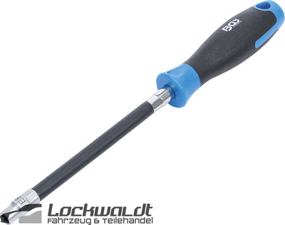 BGS Flexibler Schraubendreher mit Rundgriff E-Profil E8 Klingenlänge 150 mm
