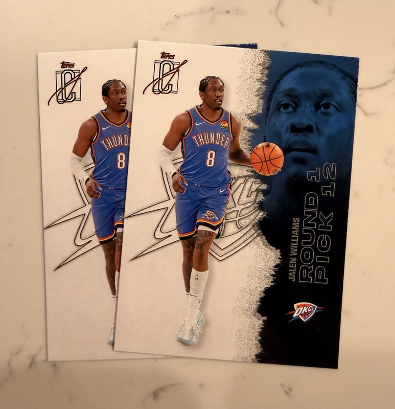 Topps Signature Class 2025-26 Jalen Williams #87 LOT OF 2
