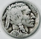 1927-D Buffalo Nickel - Full Date - Partial Horn - G/VG Details