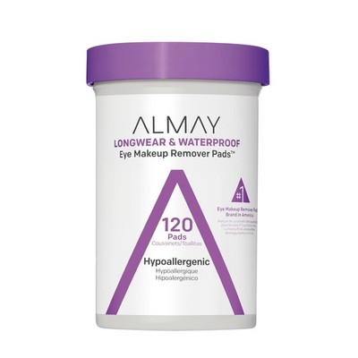 Almay Makeup Remover Pads, Longwear & Waterproof, Hypoallergenic, Fragrance-F...