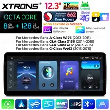 12,3" Autoradio für MERCEDES C117 W176 X156 W463 NTG4.5 Android 8G+128G GPS Navi 12,3" Autoradio für MERCEDES C117 W176 X156 W463 NTG4.5 Android 8G+128G GPS Navi