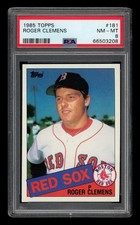 1985 Topps Set-Break #181 Roger Clemens PSA 8 NM-MT