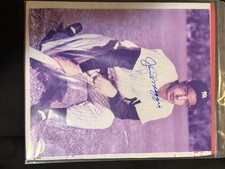 Joe DiMaggio Signed Original Photo New York Yankees Skye-Box Collectibles COA