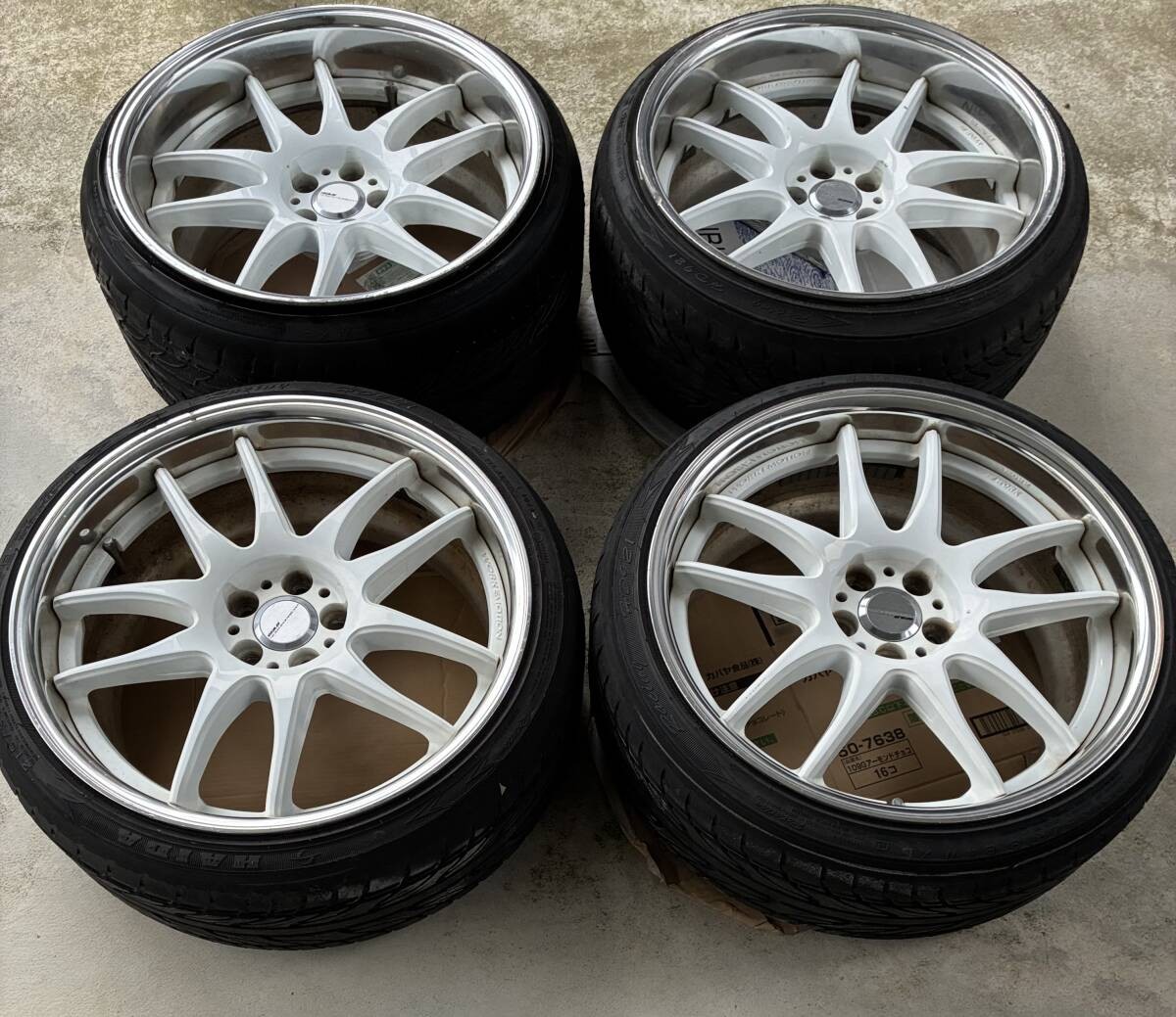 JDM Deep rim Work Emotion CR2P 18-inch 8.5j+35 9.5j+20 5h100 Used 
