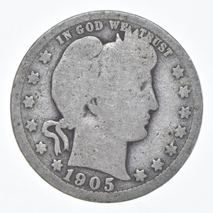 1905 Barber Quarter Average Circ *4820