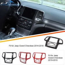 Dashboard Center Radio Navigation Panel Cover For Jeep Grand Cherokee 2014-2020