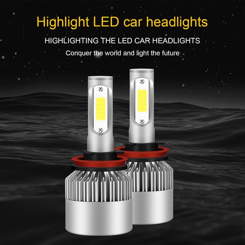 Luces Para Auto Coche 8000lm 6500k LED Bombillas De Los Faros H11 H8 H9 2 Piezas - Picture 4 of 11