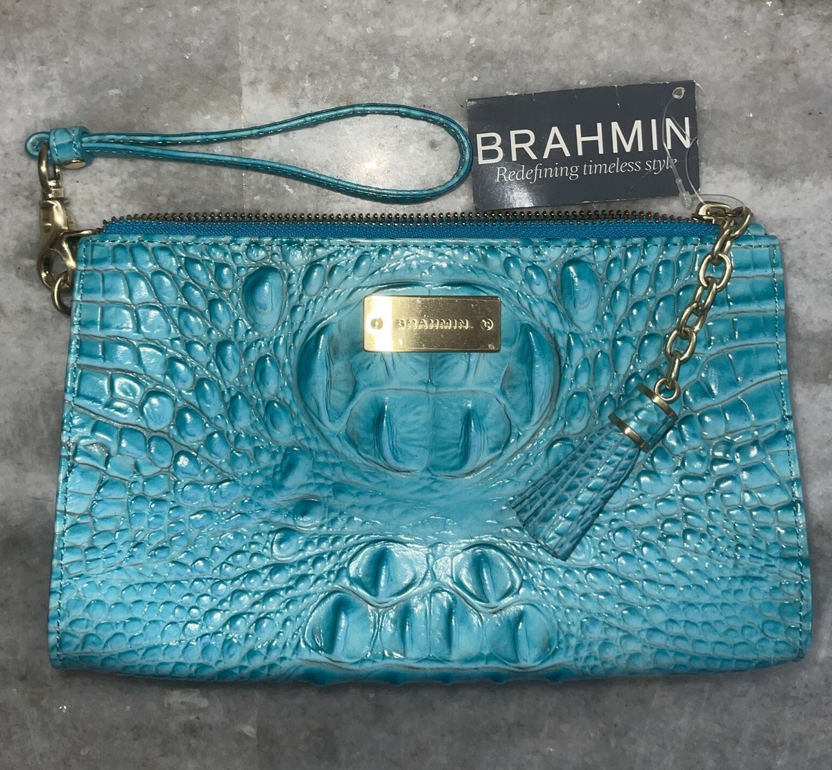 Leather Bags Brahmin Millie Wristlet Brahmin Bags Brahmin Latte
